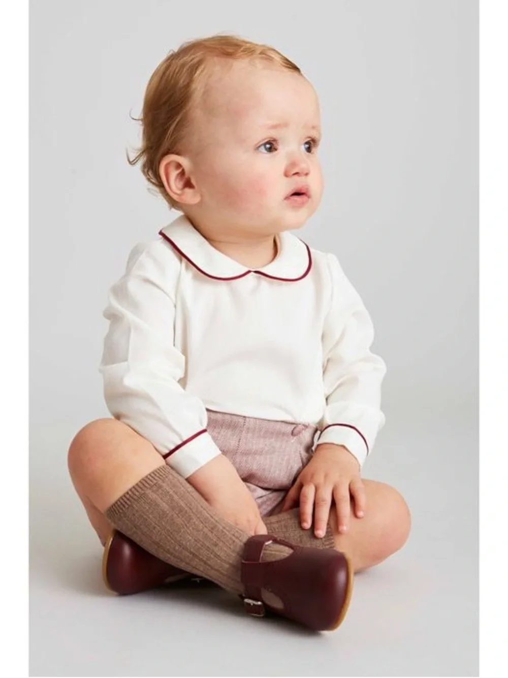 Pepa London Bloomers & Peter Pan Collar Shirt Set